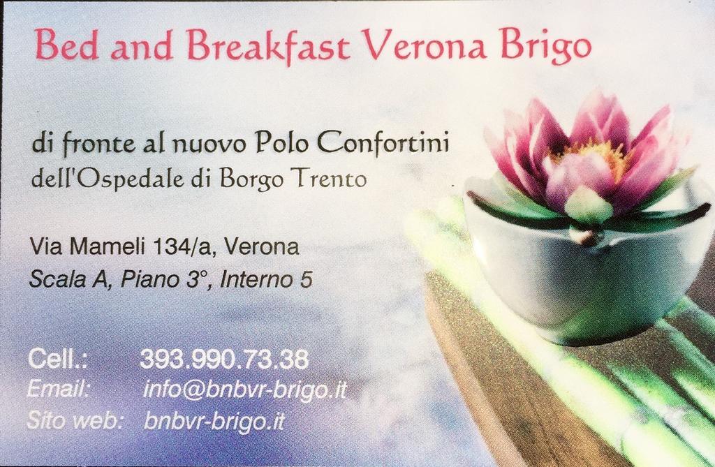 Bed And Breakfast Verona Brigo Dış mekan fotoğraf